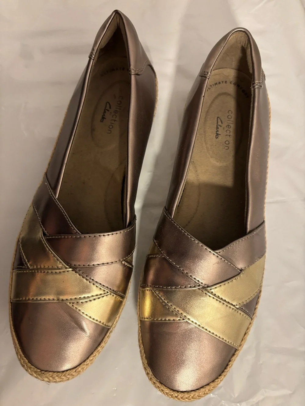 Clarks Danelly shine loofers Women’s shoes size 8